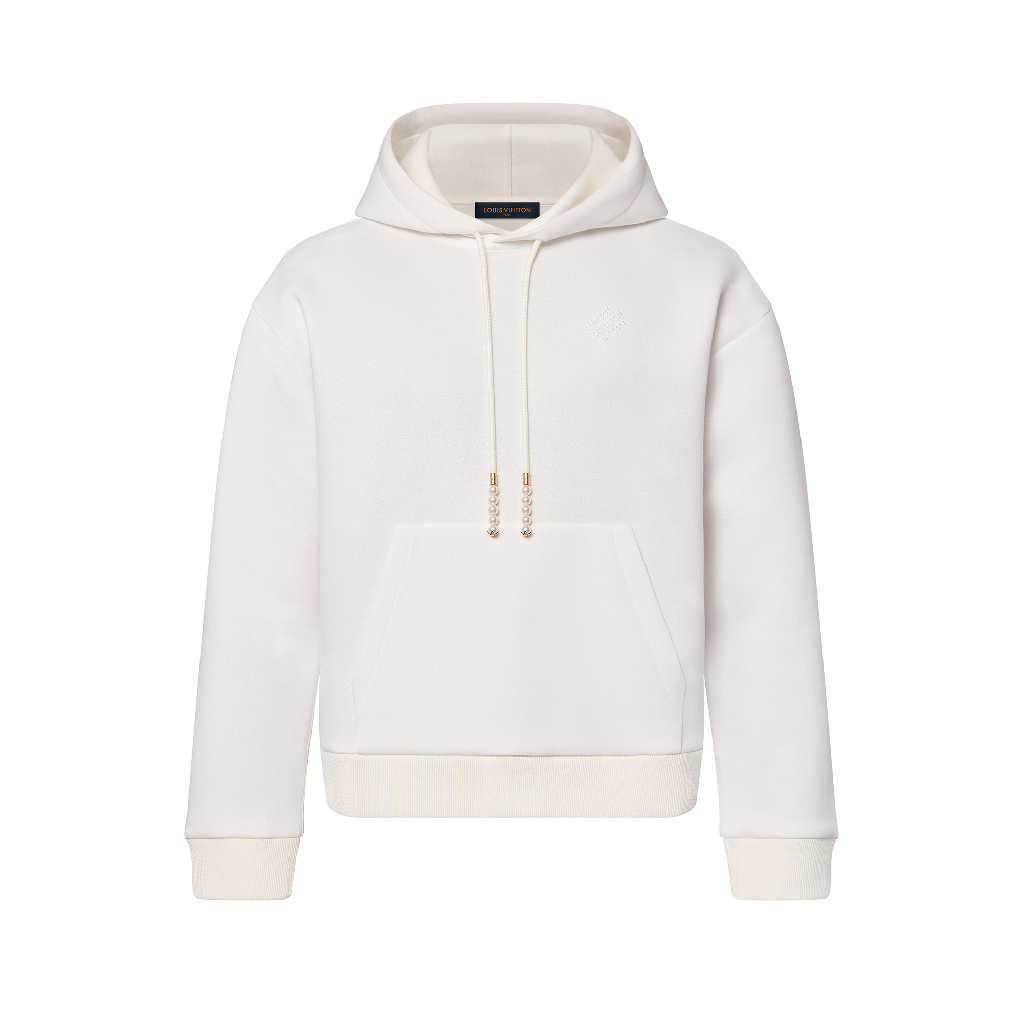 Louis vuitton deals white hoodie